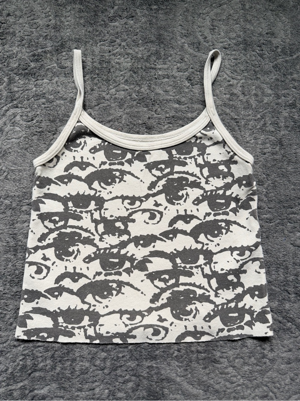 Brandy Melville Skylar Eyes Tank Top